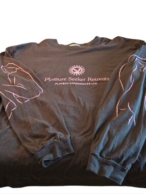 Playboy By PacSun Silhouette Long Sleeve T-Shirt Size XL